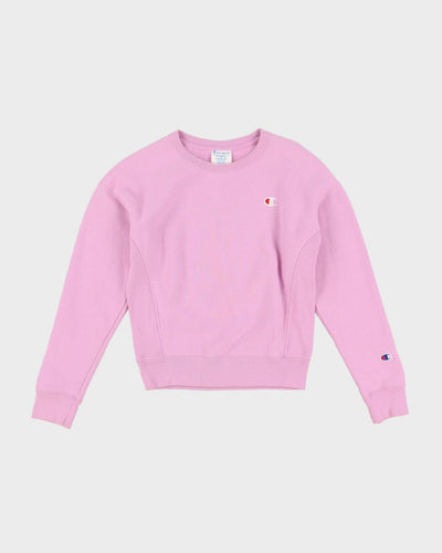 Champion Pink Reverse Weave Sweatshirt - XS