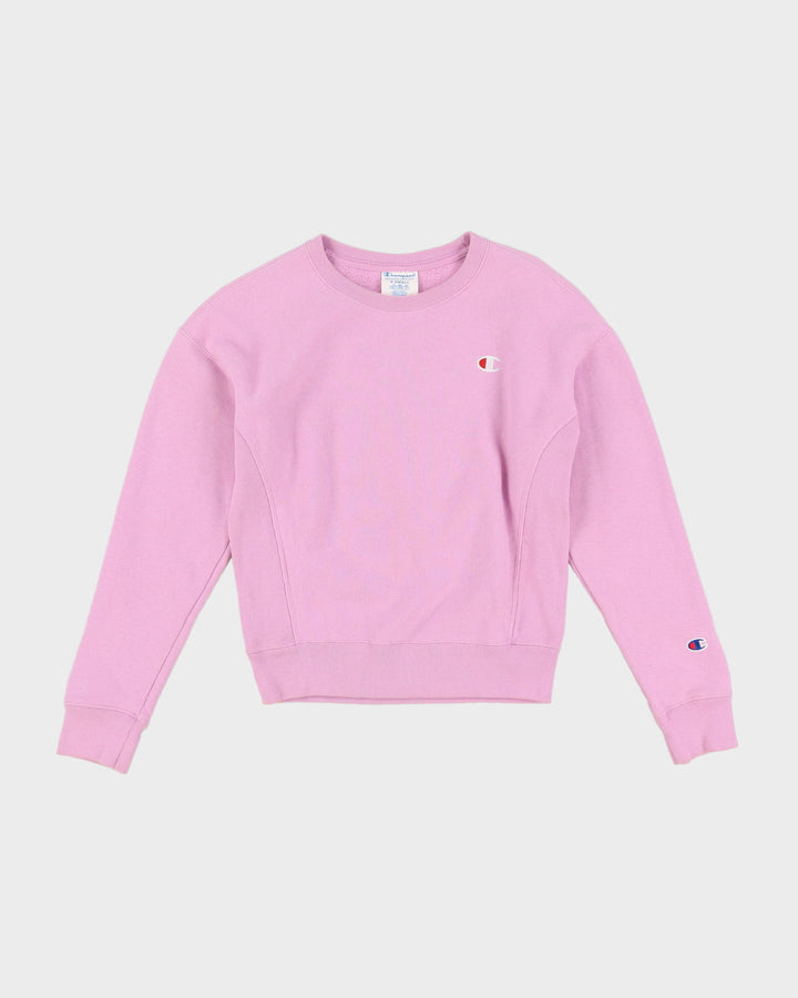Champion Pink Reverse Weave Sweatshirt - XS