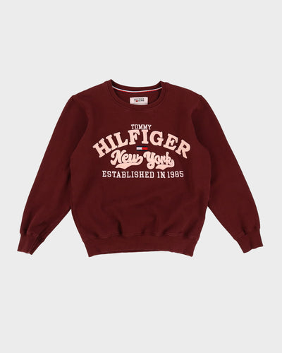 Tommy Hilfiger Maroon Sweatshirt - M / L
