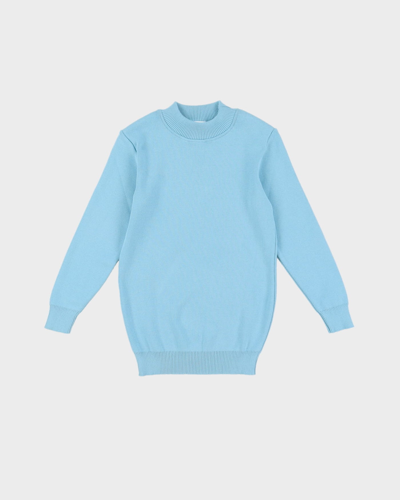 1990s Powder Blue Sweatshirt - XXS