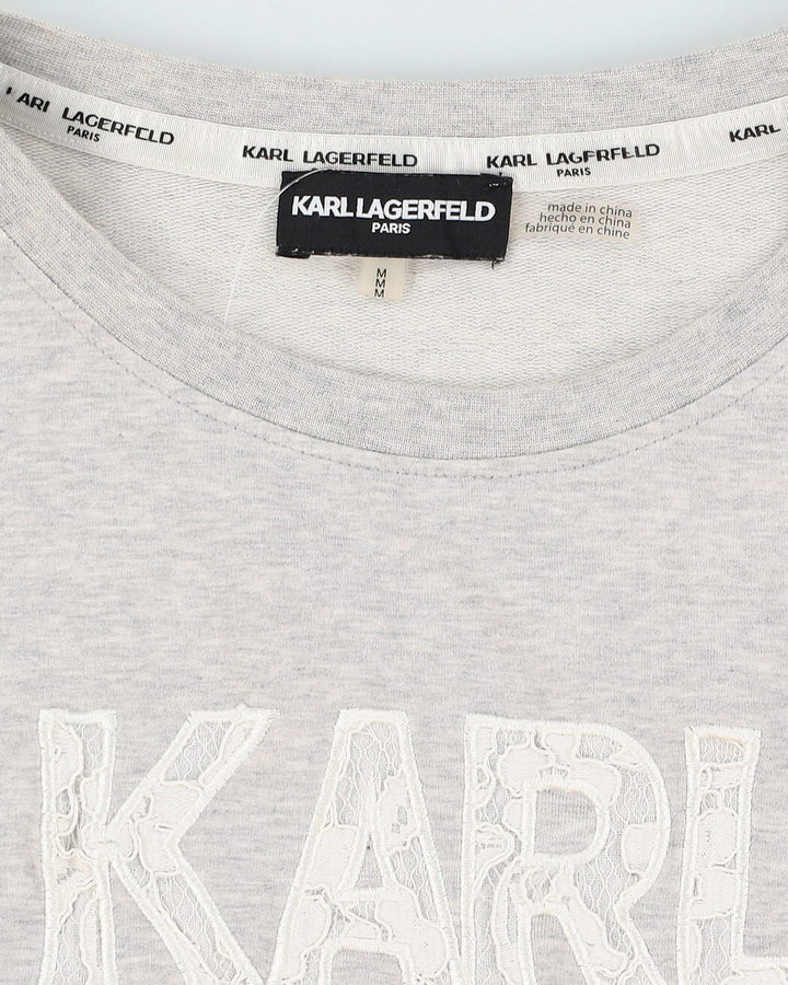 Karl Lagerfeld Grey Logo Sweatshirt - S