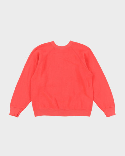 Early 80s Tultex Pastel Pink Basic Blank Sweatshirt - M