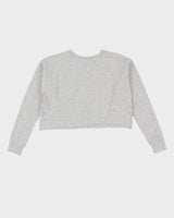 00s Peanuts Snoopy Grey Cropped Sweatshirt - S