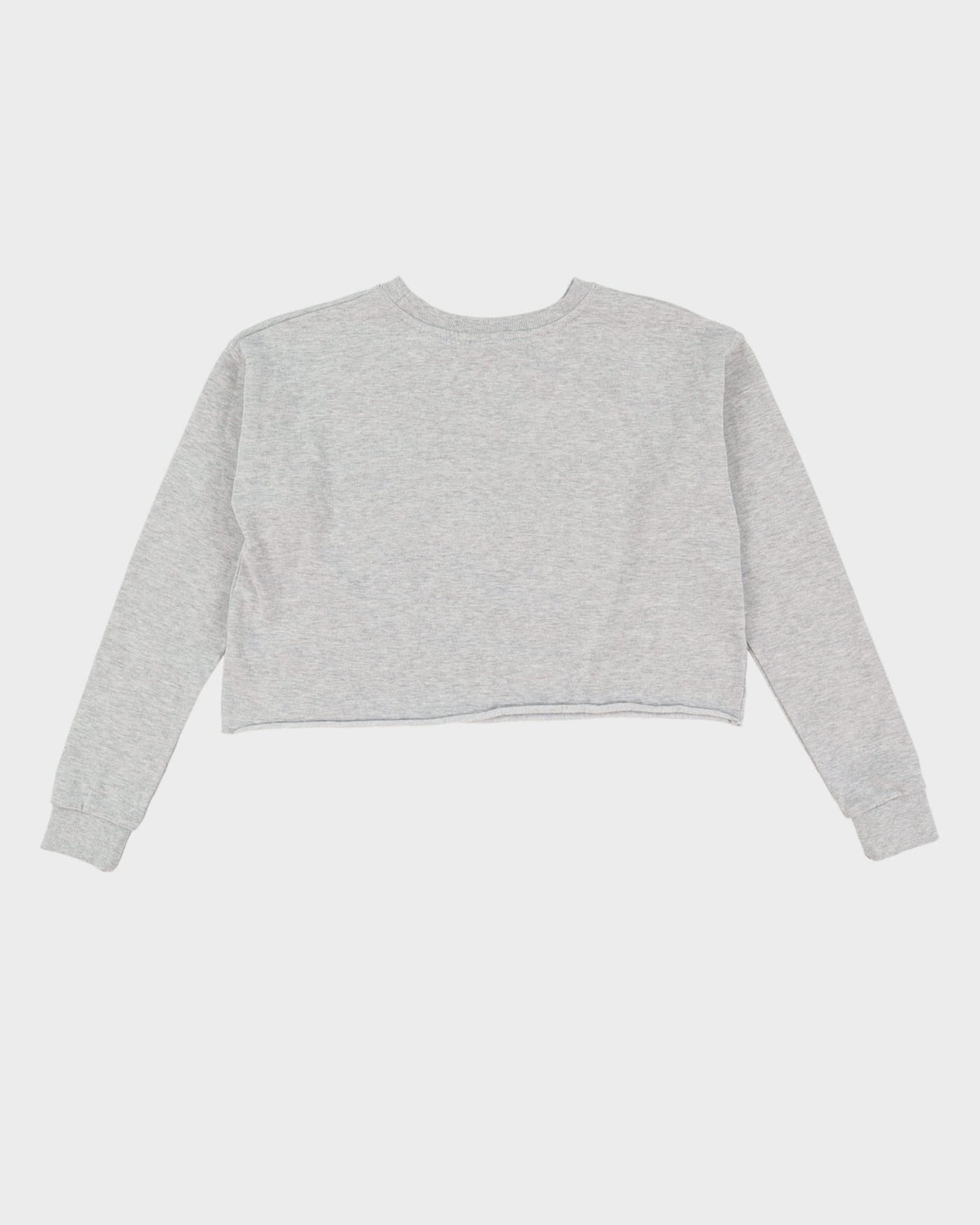 00s Peanuts Snoopy Grey Cropped Sweatshirt - S