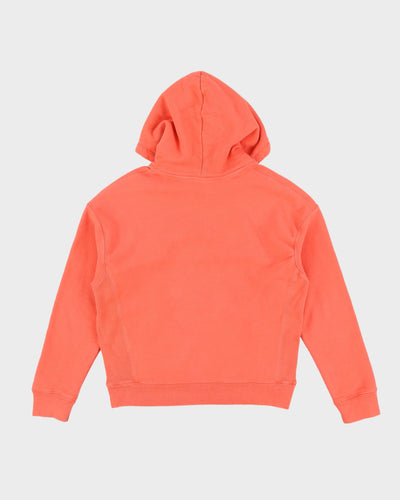 Champion Salmon Orange Reverse Weave Hoodie - M