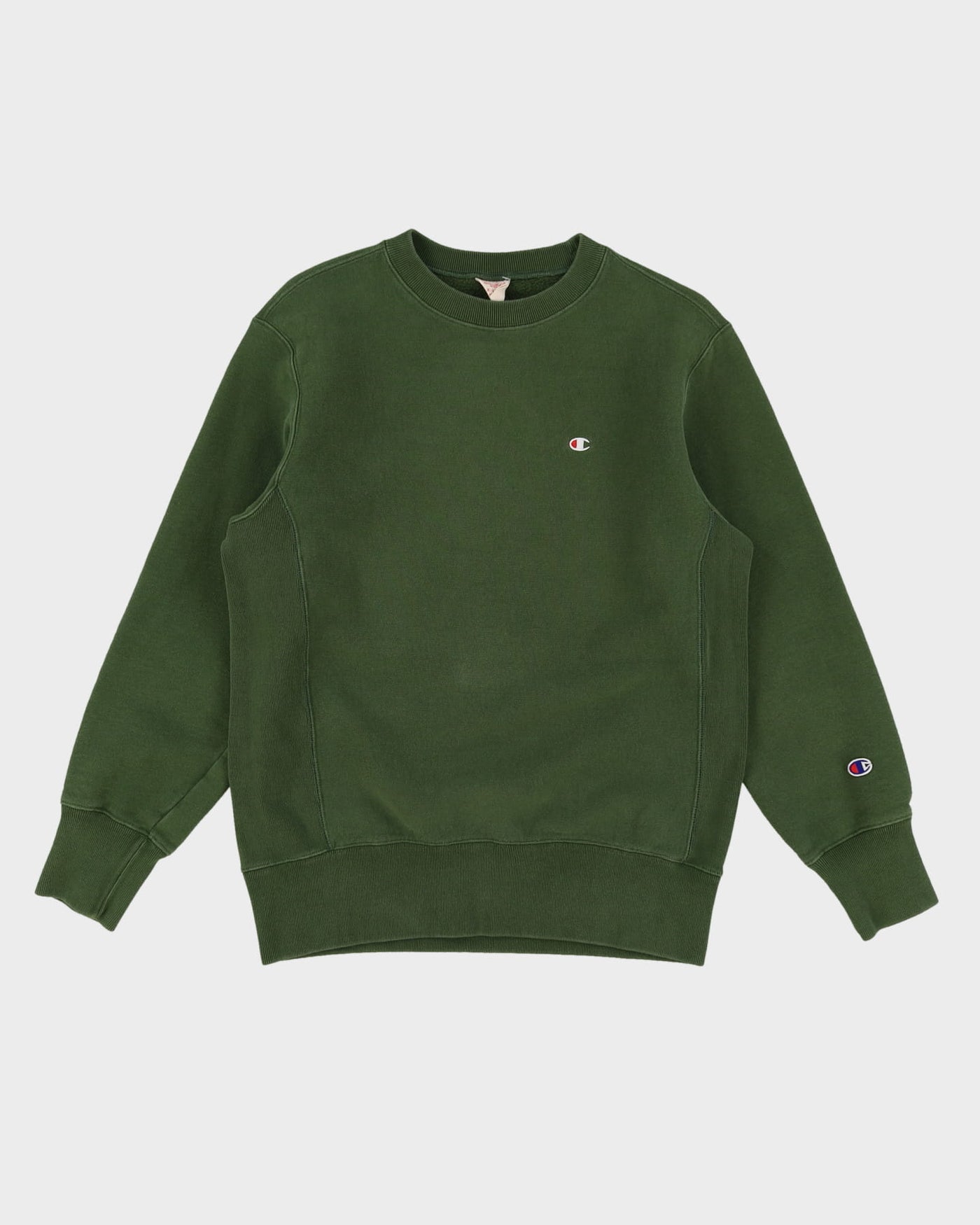 Champion Reverse Weave Warm Up Green Sweatshirt - XL