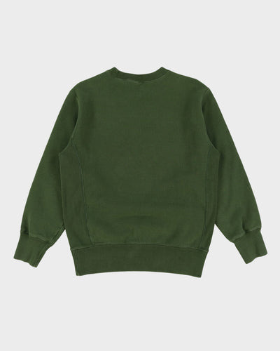 Champion Reverse Weave Warm Up Green Sweatshirt - XL