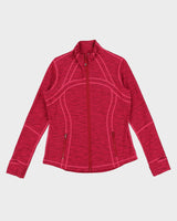 Lululemon Pink Full-Zip Sweatshirt - M