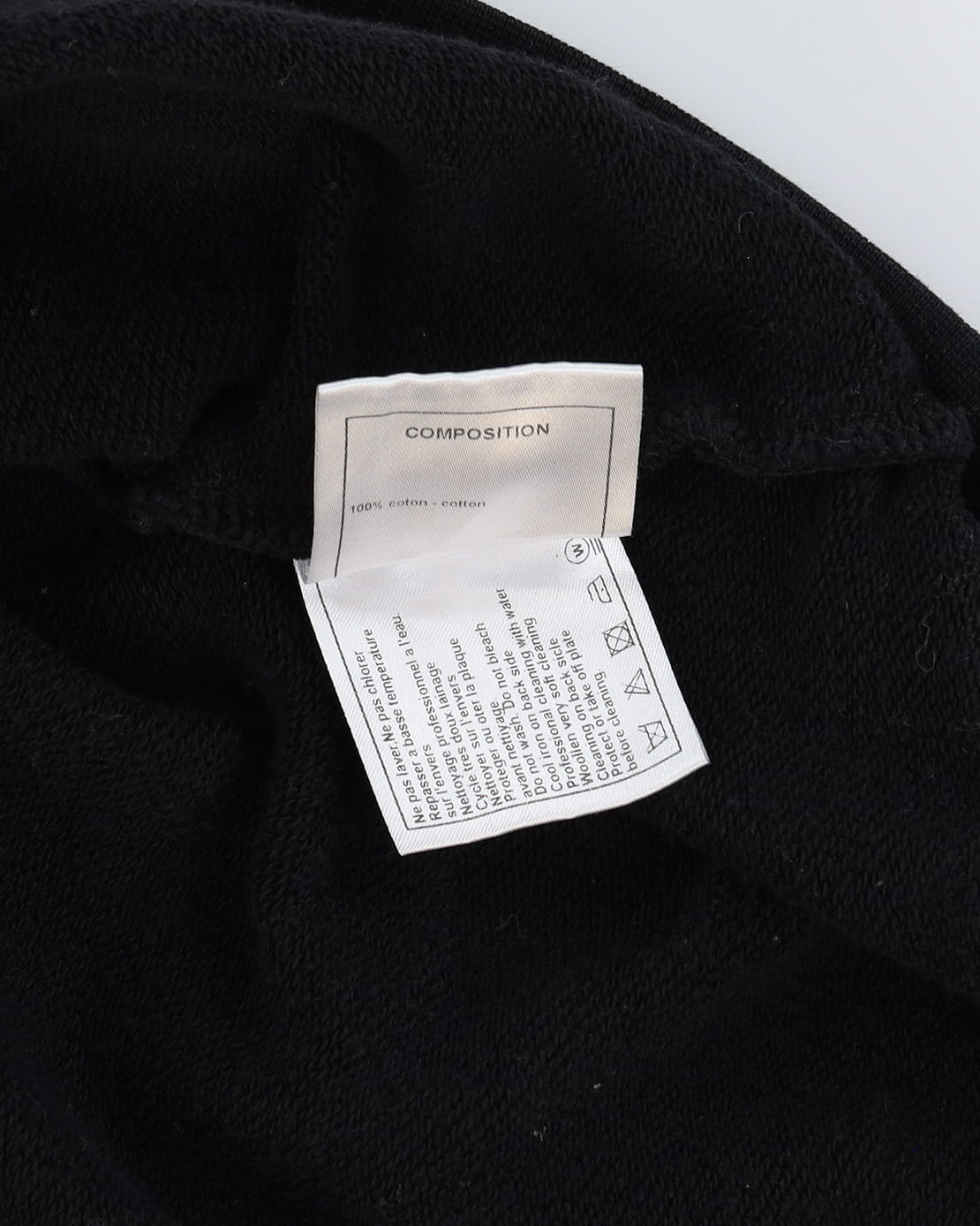 Chanel Spaceman / Astronaut Black Graphic Cropped Fit Sweatshirt - M