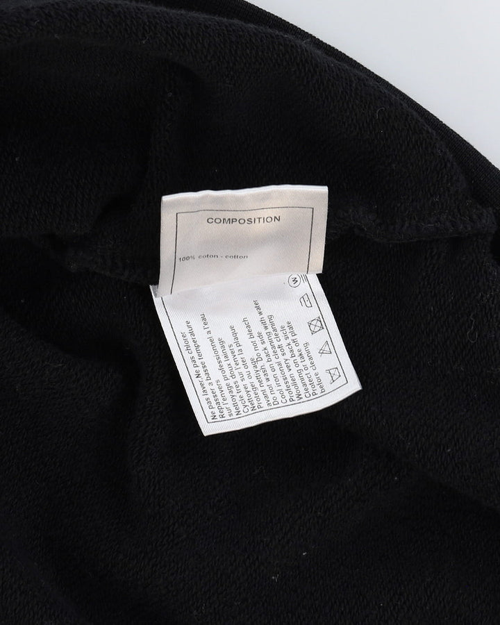 Chanel Spaceman / Astronaut Black Graphic Cropped Fit Sweatshirt - M