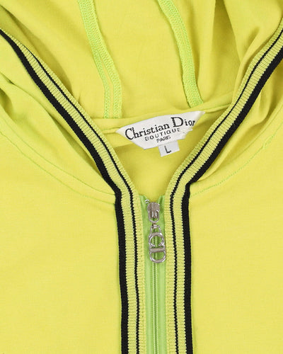 Christian Dior Green Full-Zip Hoodie - S