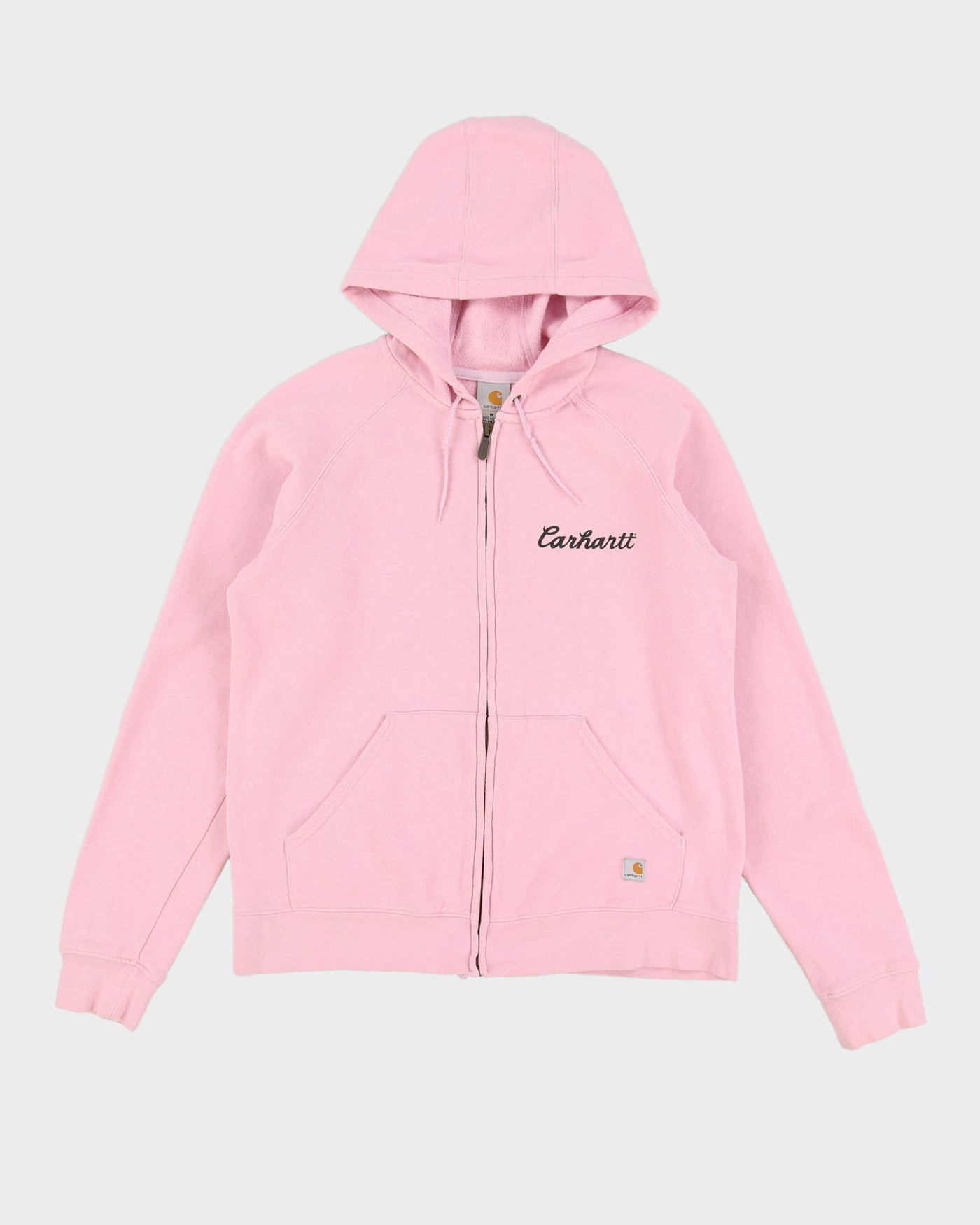 Carhartt Pink Full-Zip Oversized Hoodie - M