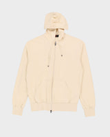 00s Versace Sport Cream Full-Zip Oversized Hoodie - XL