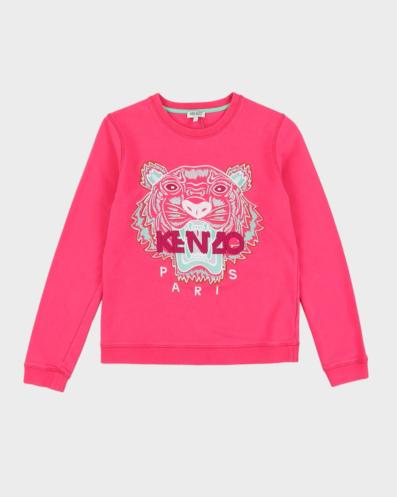 Kenzo Pink Embroidered Sweatshirt - S