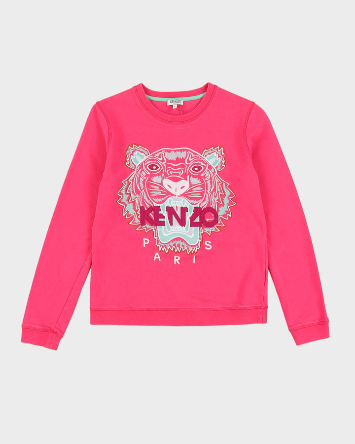 Kenzo Pink Embroidered Sweatshirt - S