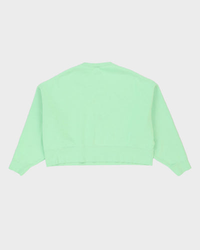 Nike Green Cropped Sweatshirt - M