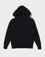 NFL Las Vegas Raiders Black Zip-Up Hoodie With Embroidery - M