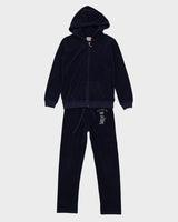 Juicy Couture Blue Velour Matching Set - L / W29