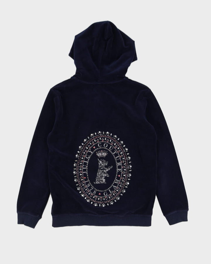 Juicy Couture Blue Velour Matching Set - L / W29