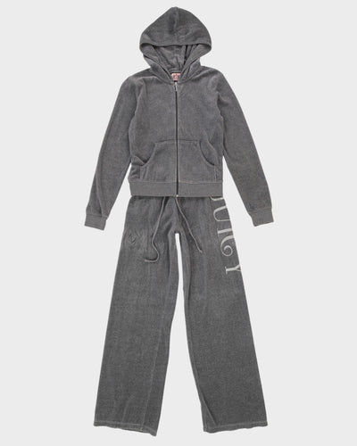 Juicy Couture Grey Velour Matching Set - M / W32