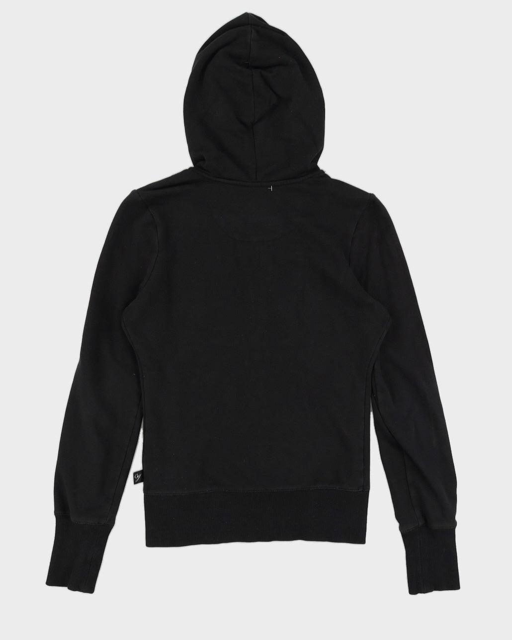 00s Y2K Guess Black Zip Up Hoodie - S