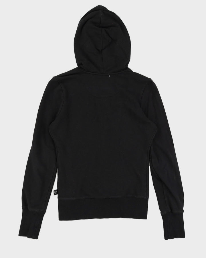 00s Y2K Guess Black Zip Up Hoodie - S