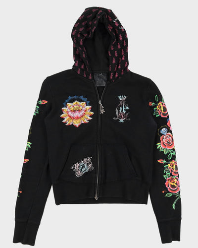 Christian Audigier Zip Up Hoodie With Graphic - S