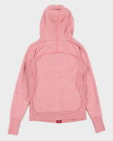 Lululemon Pink Marled Hooded Jacket - M