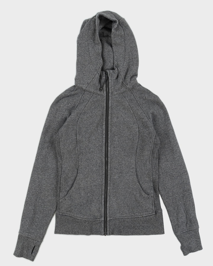 Lululemon Grey Marled Zip Hooded Jacket - M