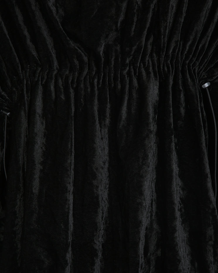 Junya Watanabe Comme des Garçons A/W 2005 Black Velvet Parachute Jacket - M