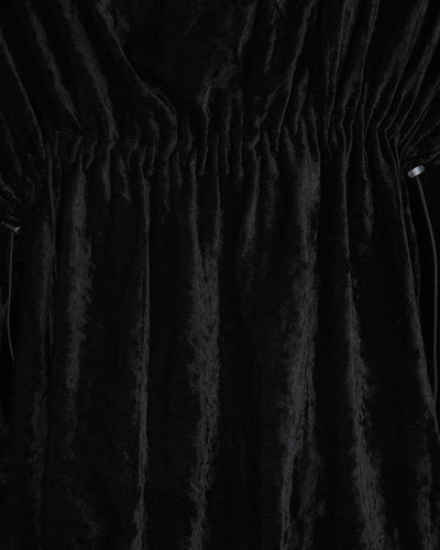 Junya Watanabe Comme des Garçons A/W 2005 Black Velvet Parachute Jacket - M