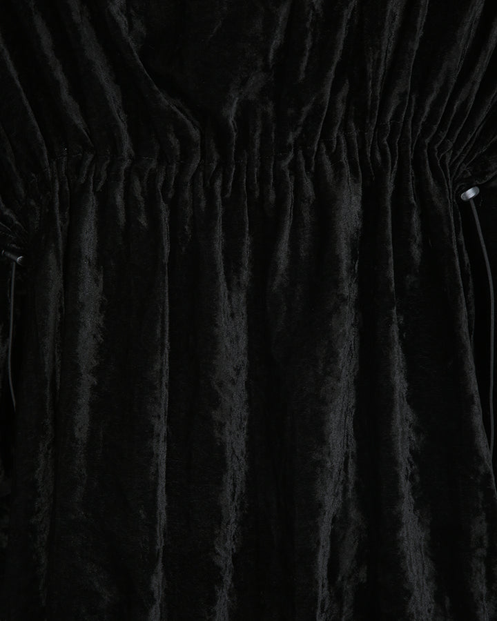 Junya Watanabe Comme des Garçons A/W 2005 Black Velvet Parachute Jacket - M
