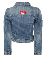 Hudson Bay Patched Jacket for the Canadian Olympics - XS