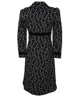 Betsey Johnson Black Floral Embroidered Coat - S