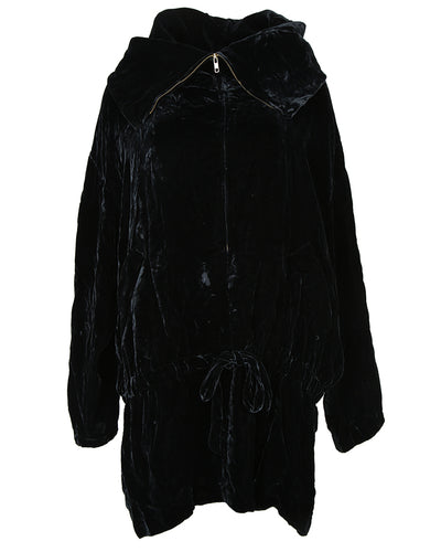 DKNY Black Velvet Jacket - L