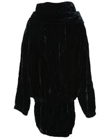 DKNY Black Velvet Jacket - L