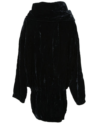 DKNY Black Velvet Jacket - L