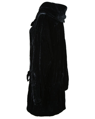 DKNY Black Velvet Jacket - L