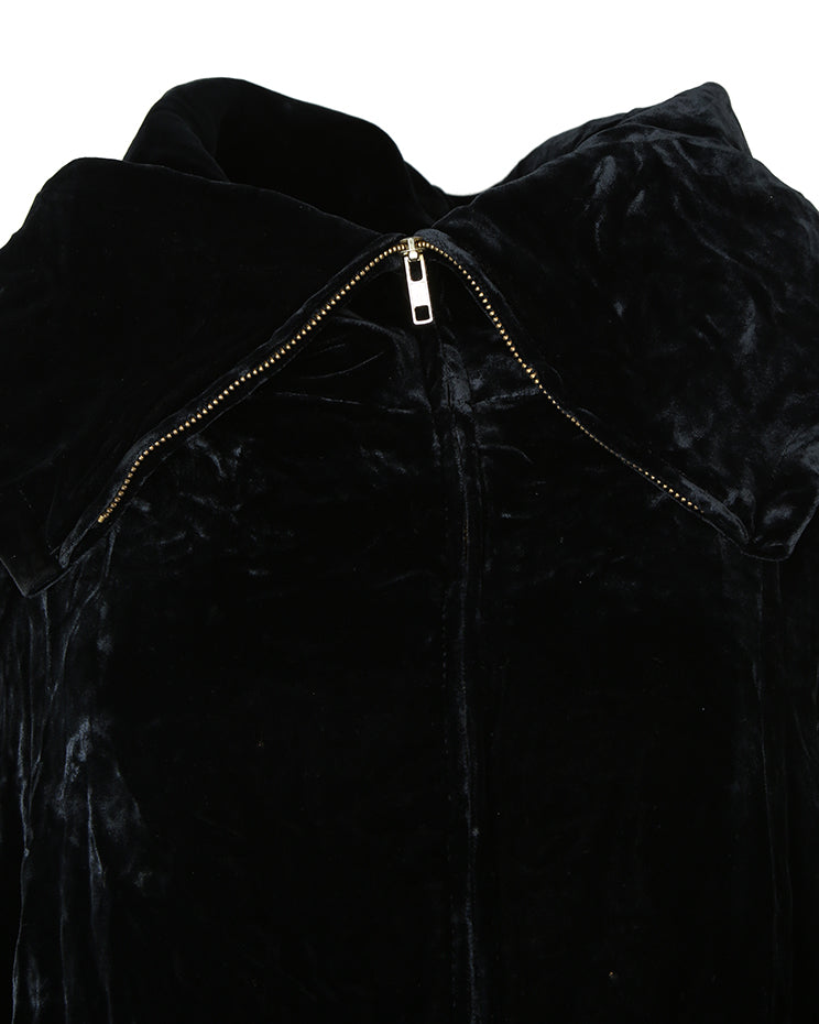 DKNY Black Velvet Jacket - L