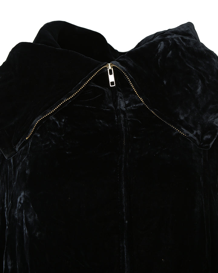 DKNY Black Velvet Jacket - L