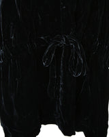 DKNY Black Velvet Jacket - L
