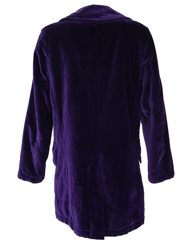 Katharine Hamnett Purple Velvet Jacket - XS
