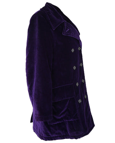 Katharine Hamnett Purple Velvet Jacket - XS