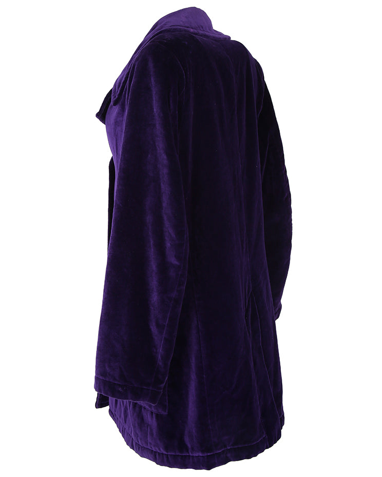 Katharine Hamnett Purple Velvet Jacket - XS