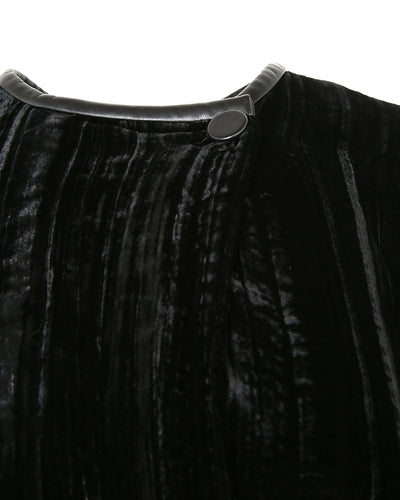 Alexander Wang Black Velvet Trumpet Sleeve Jacket - M