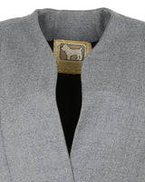 40s 50s Grey Julliard Rothmoor George G Wolff Blazer Jacket - S