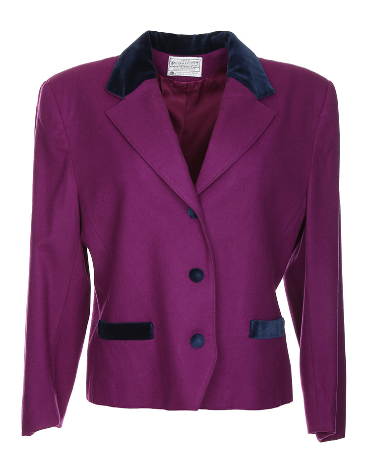 Vintage Miss Pendleton virgin wool blazer - M