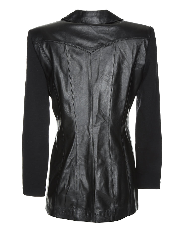 Vintage Escada Margaretha Ley leather jacket - S