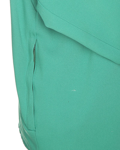 1950's green with black high collar ski jacket - L