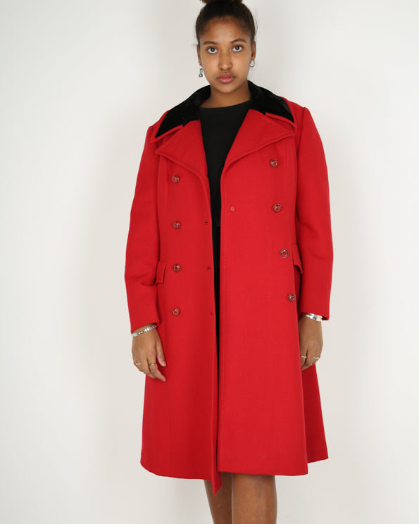Vintage 70s W&amp;J Wilson overcoat - S